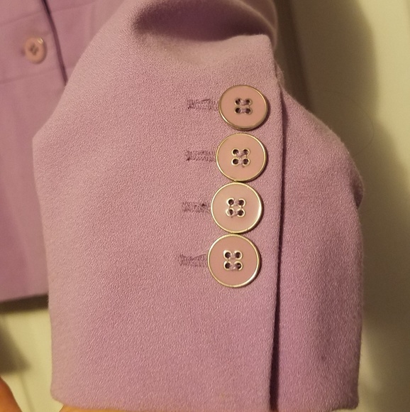 Lavender two button blazer - Picture 4 of 5